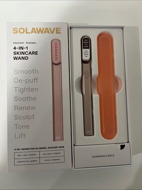 Solawave 4-in-1 Skincare Wand in Rose Gold